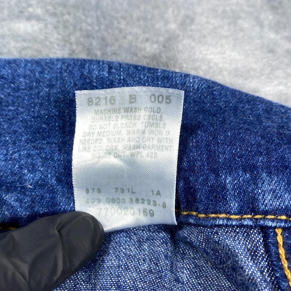 Vintage Levi's Denim Jacket 90's Trucker Womens 2X Ex-Boyfriend Light Plus Y2K - Picture 8 of 10